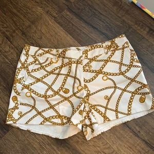 Michael Kors chain print shorts
